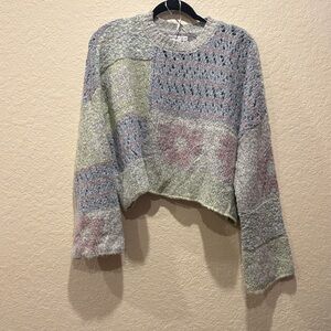 Sincerely Jules Knit Sweater Large Pastel